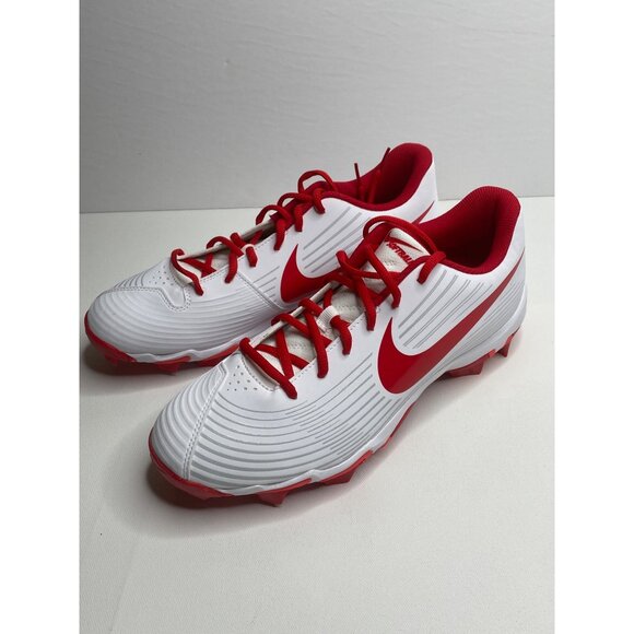 Nike Women's HyperDiamond 3 Keystone Softball Cleats AO7920-107 Red Size 11.5 - Picture 2 of 8